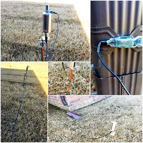 rain gutter antenna construction